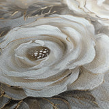 Floral 647 Canvas Art 60 x 40 cm / Black