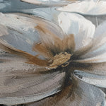 Floral 648 Canvas Art 60 x 40 cm / Black