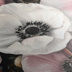 Floral 649 Canvas Art 60 x 40 cm / Black
