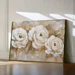 Floral 650 Canvas Art 60 x 40 cm / Black