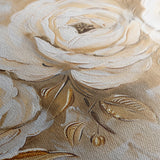 Floral 650 Canvas Art 60 x 40 cm / Black