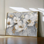 Floral 651 Canvas Art 60 x 40 cm / Black