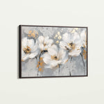 Floral 651 Canvas Art 60 x 40 cm / Black