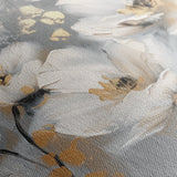 Floral 651 Canvas Art 60 x 40 cm / Black