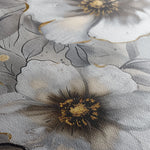 Floral 653 Canvas Art 60 x 40 cm / Black