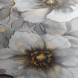 Floral 653 Canvas Art 60 x 40 cm / Black