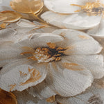Floral 654 Canvas Art 60 x 40 cm / Black