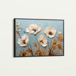 Floral 656 Canvas Art 60 x 40 cm / Black