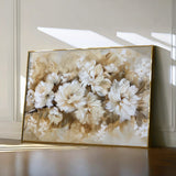 Floral 658 Canvas Art 60 x 40 cm / Black