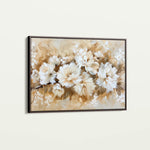 Floral 658 Canvas Art 60 x 40 cm / Black