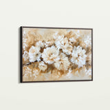 Floral 658 Canvas Art 60 x 40 cm / Black