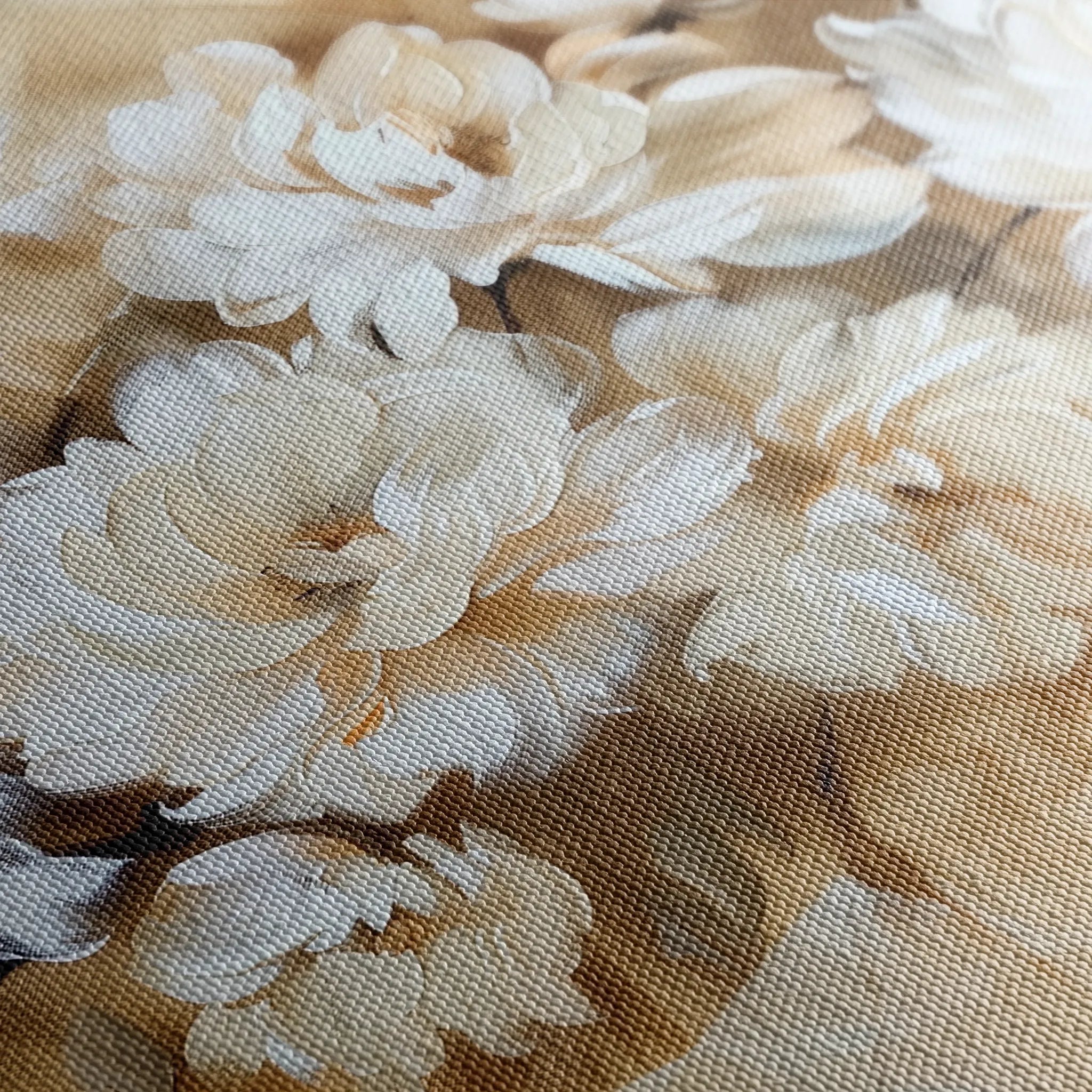 Floral 658 Canvas Art 60 x 40 cm / Black