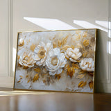 Floral 660 Canvas Art 60 x 40 cm / Black