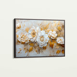 Floral 660 Canvas Art 60 x 40 cm / Black