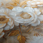 Floral 660 Canvas Art 60 x 40 cm / Black