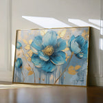 Floral 661 Canvas Art 60 x 40 cm / Black