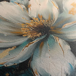 Floral 662 Canvas Art 60 x 40 cm / Black