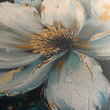 Floral 662 Canvas Art 60 x 40 cm / Black