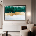 Abstract 663 Canvas Art 60 x 40 cm / Black