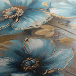 Floral 663 Canvas Art 60 x 40 cm / Black