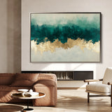 Abstract 664 Canvas Art 60 x 40 cm / Black