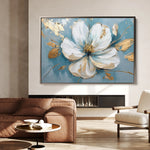Floral 664 Canvas Art 60 x 40 cm / Black
