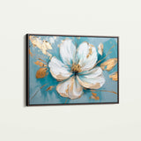 Floral 664 Canvas Art 60 x 40 cm / Black