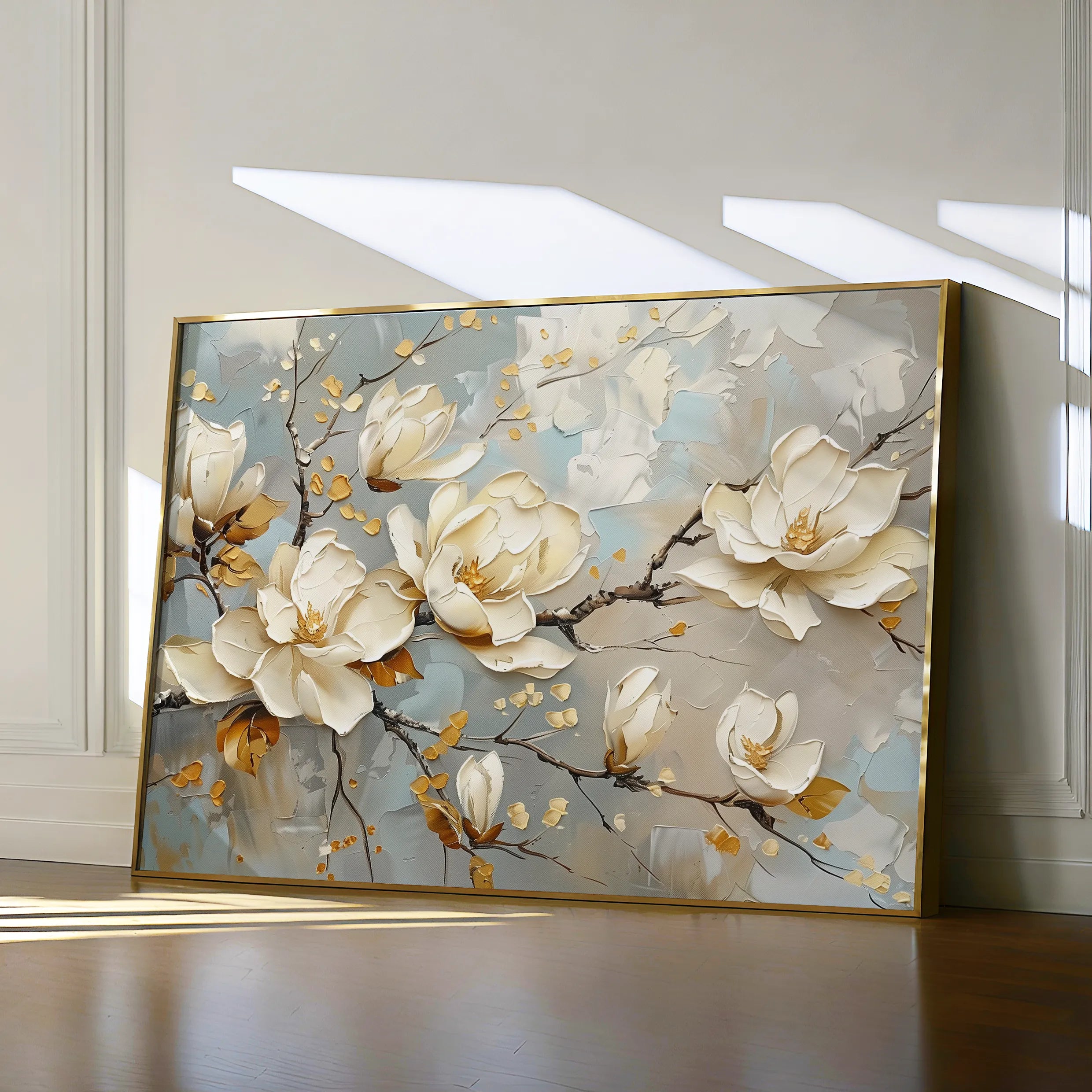 Floral 666 Canvas Art 60 x 40 cm / Black