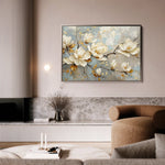 Floral 666 Canvas Art 60 x 40 cm / Black