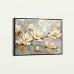 Floral 666 Canvas Art 60 x 40 cm / Black