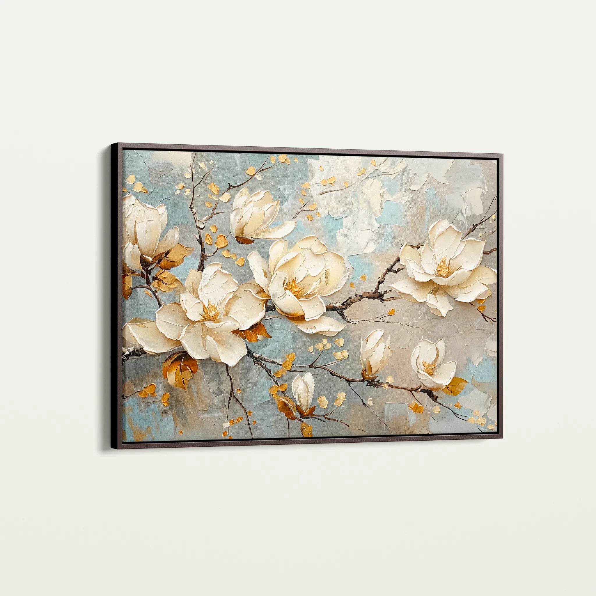 Floral 666 Canvas Art 60 x 40 cm / Black