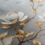 Floral 667 Canvas Art 60 x 40 cm / Black