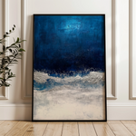 Abstract 668 Canvas Art 60 x 40 cm / Black