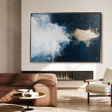 Abstract 669 Canvas Art 60 x 40 cm / Black
