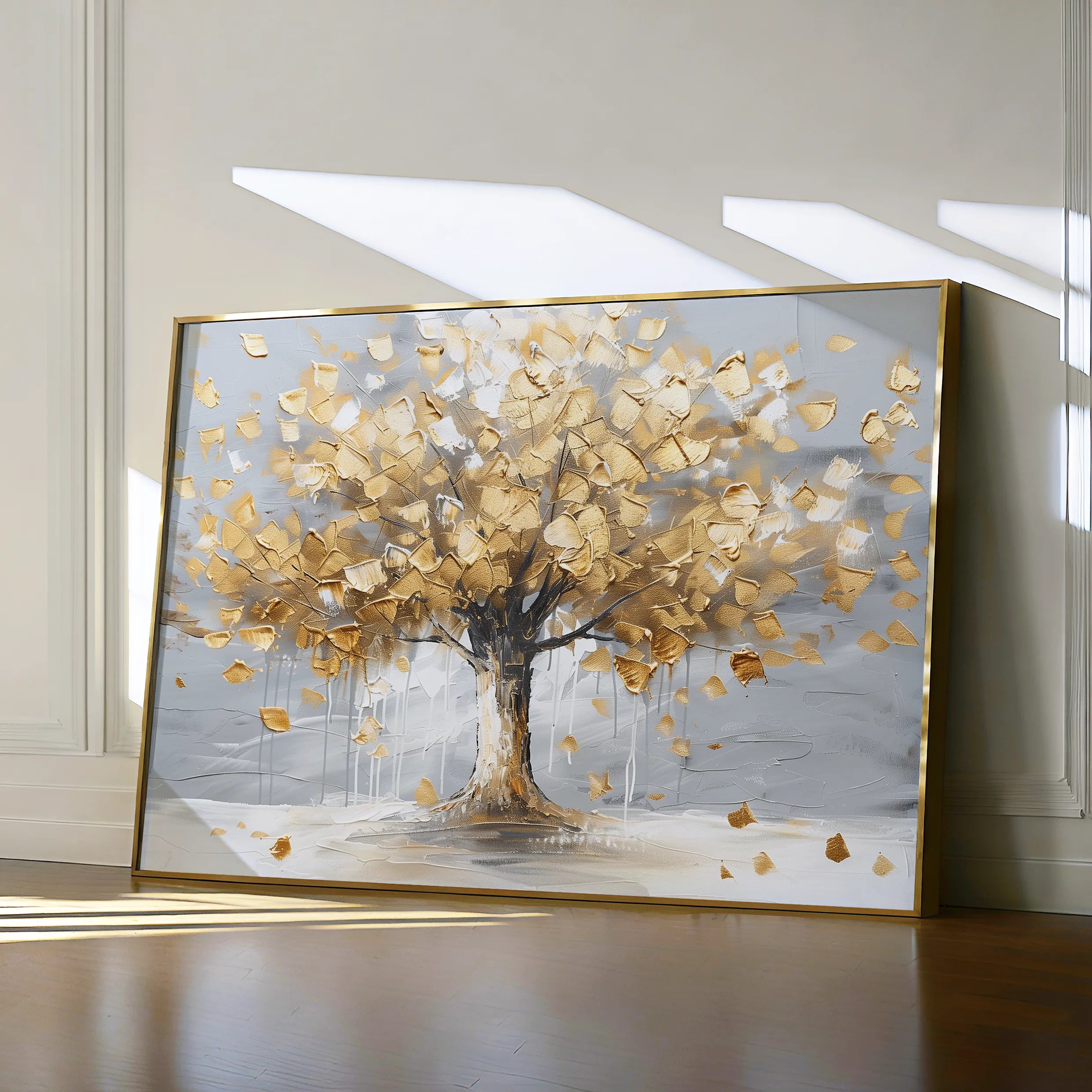 Floral 669 Canvas Art 60 x 40 cm / Black