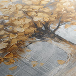 Floral 669 Canvas Art 60 x 40 cm / Black