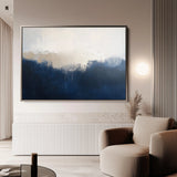 Abstract 670 Canvas Art 60 x 40 cm / Black