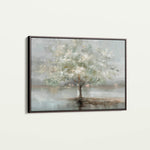 Floral 670 Canvas Art 60 x 40 cm / Black