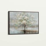 Floral 670 Canvas Art 60 x 40 cm / Black