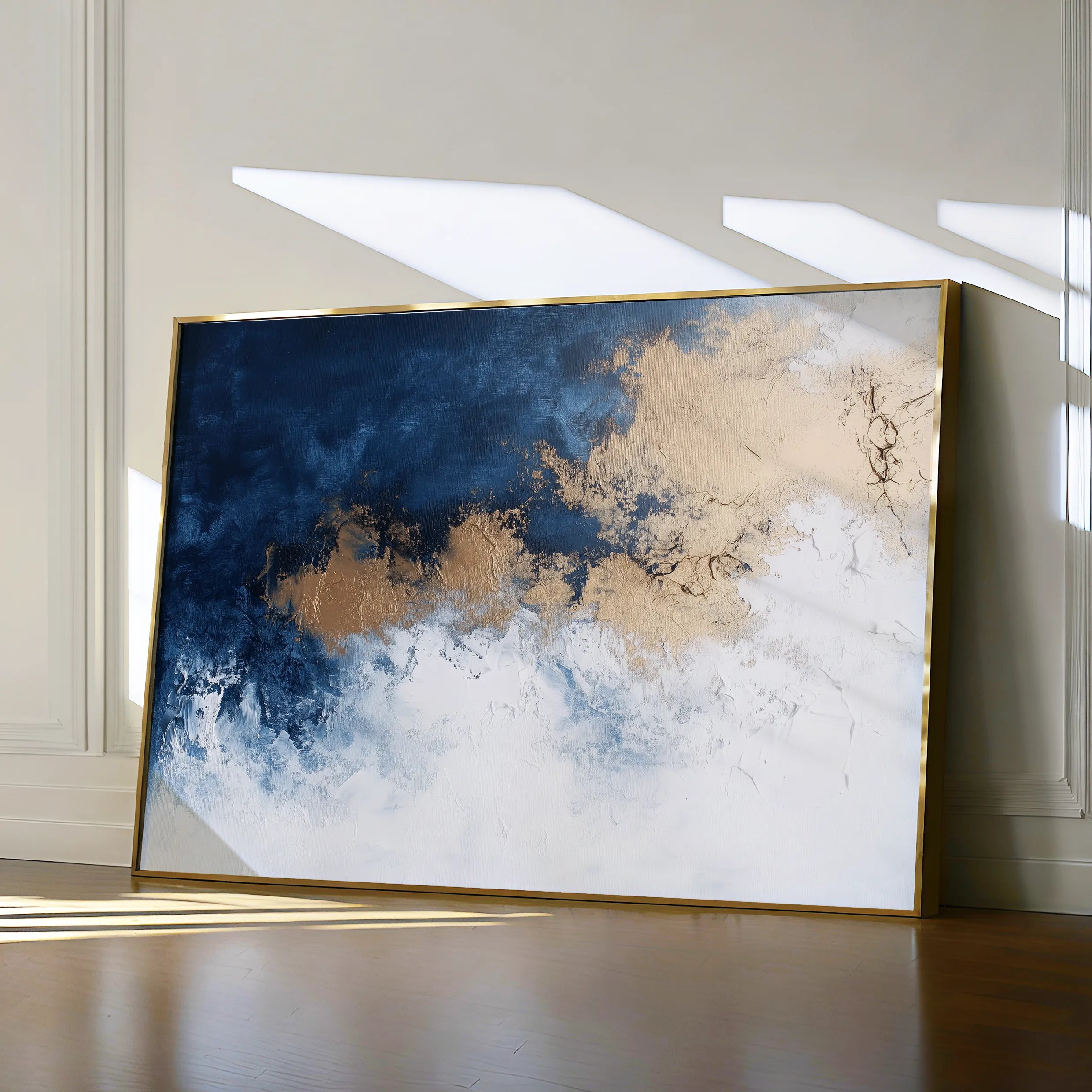 Abstract 671 Canvas Art 60 x 40 cm / Black