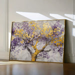 Floral 671 Canvas Art 60 x 40 cm / Black