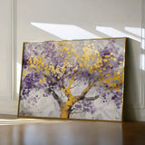 Floral 671 Canvas Art 60 x 40 cm / Black