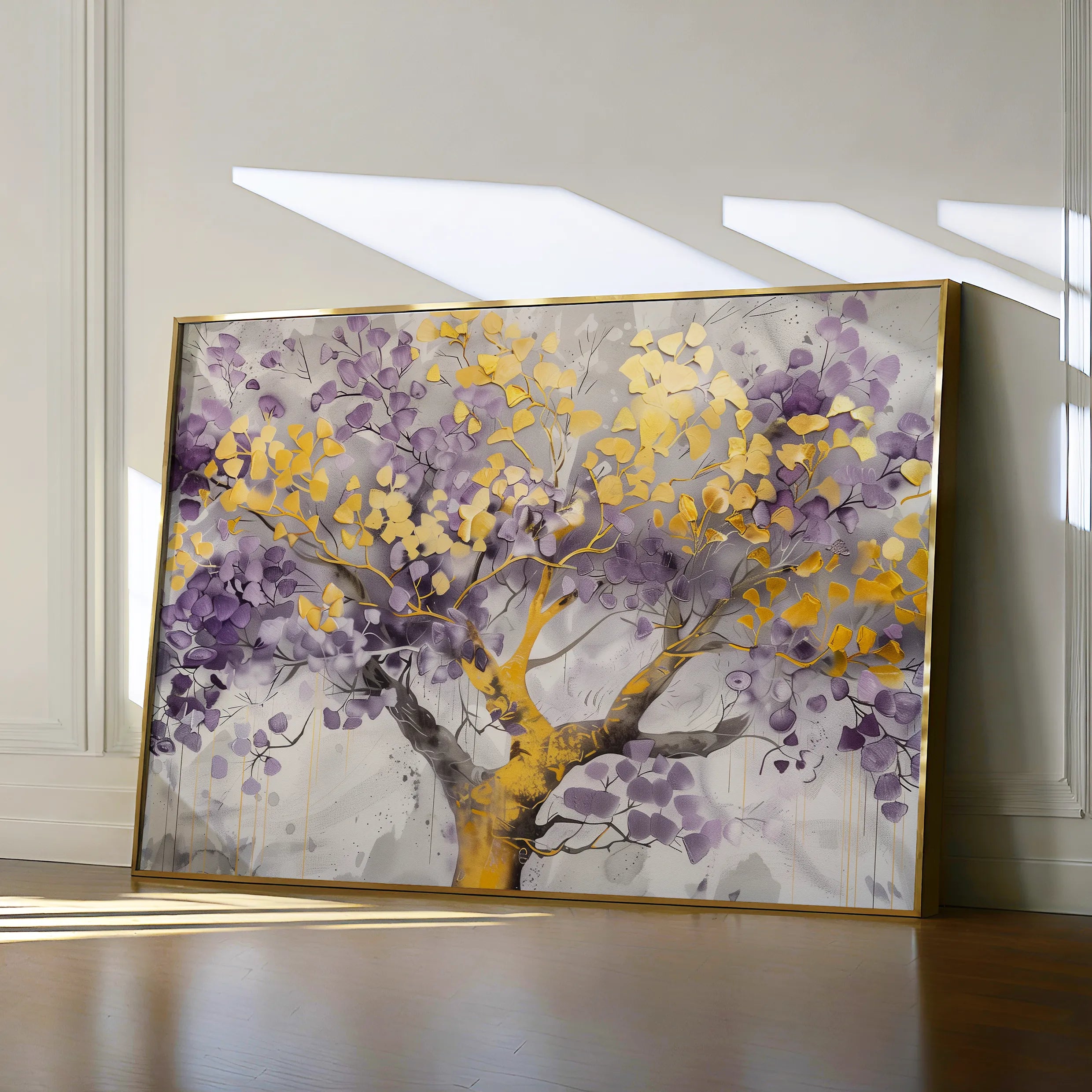 Floral 671 Canvas Art 60 x 40 cm / Black
