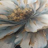 Floral 672 Canvas Art 60 x 40 cm / Black