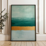 Abstract 674 Canvas Art 60 x 40 cm / Black