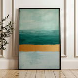 Abstract 674 Canvas Art 60 x 40 cm / Black