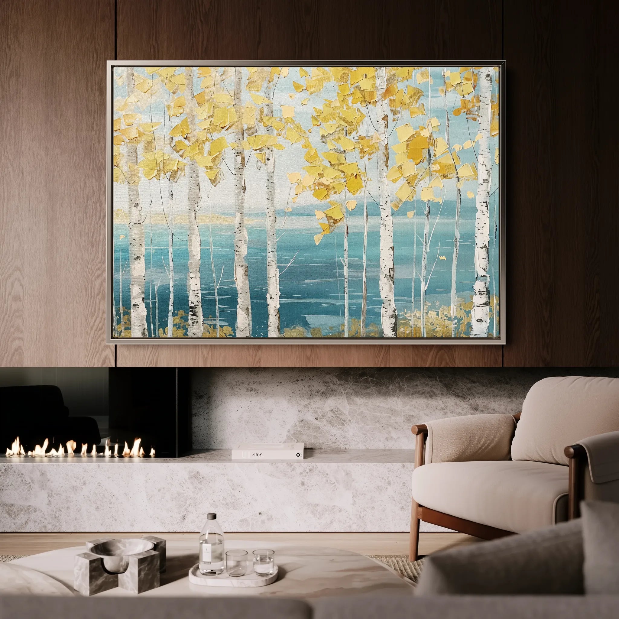 Floral 674 Canvas Art 60 x 40 cm / Black