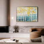 Floral 674 Canvas Art 60 x 40 cm / Black