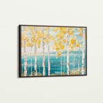 Floral 674 Canvas Art 60 x 40 cm / Black