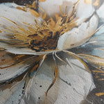 Floral 676 Canvas Art 60 x 40 cm / Black